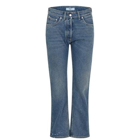 prada women's jeans|Prada denim top.